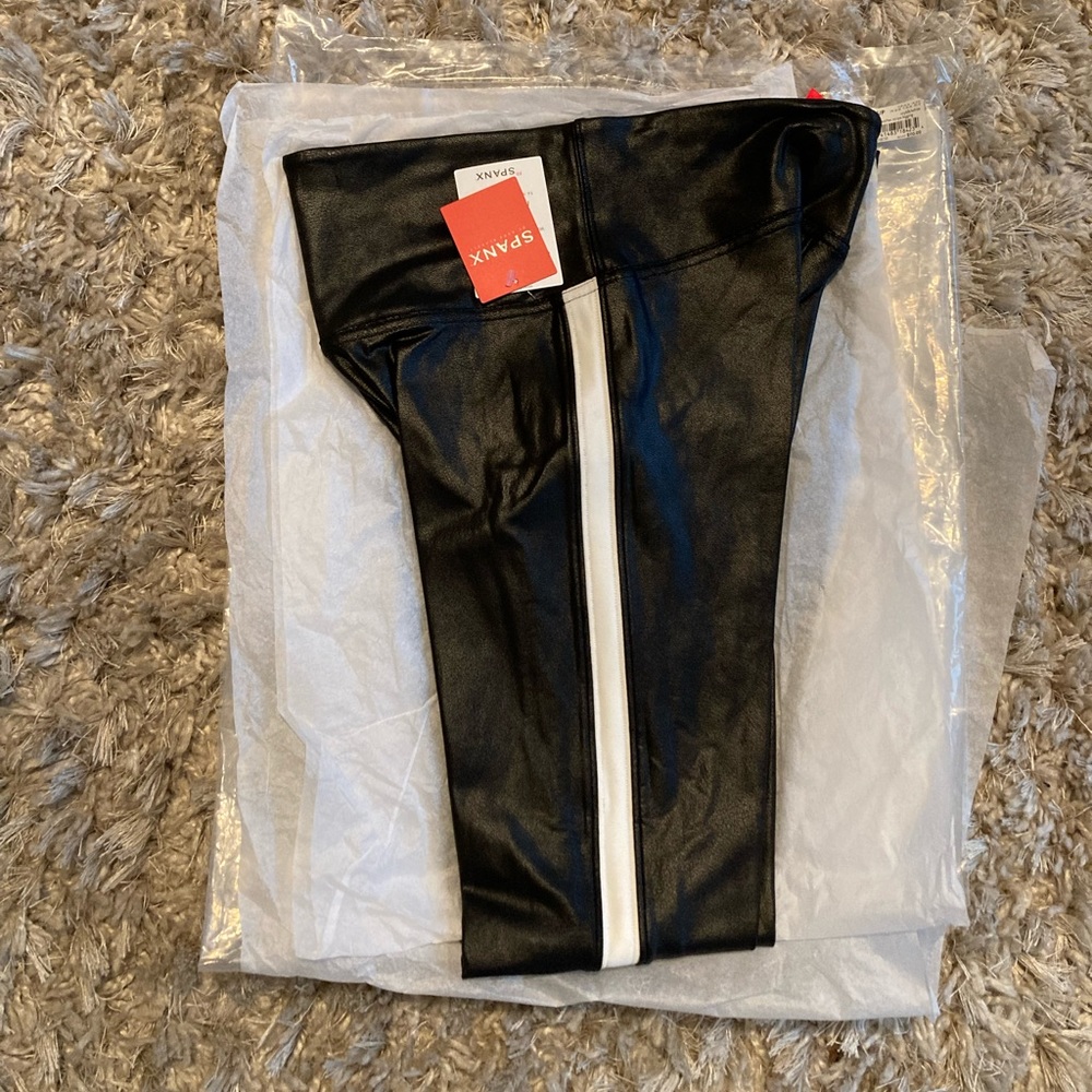 Spanx faux leather leggings